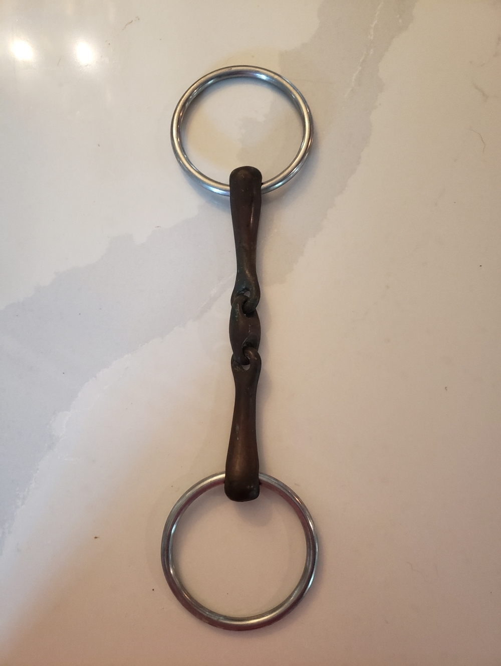 German Aurigan Loose Ring Horse Bit, Used